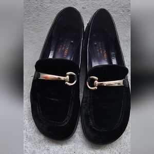 Donald J Pliner Womens Velvet Loafer Black Size 7 - UCB-U26 M070